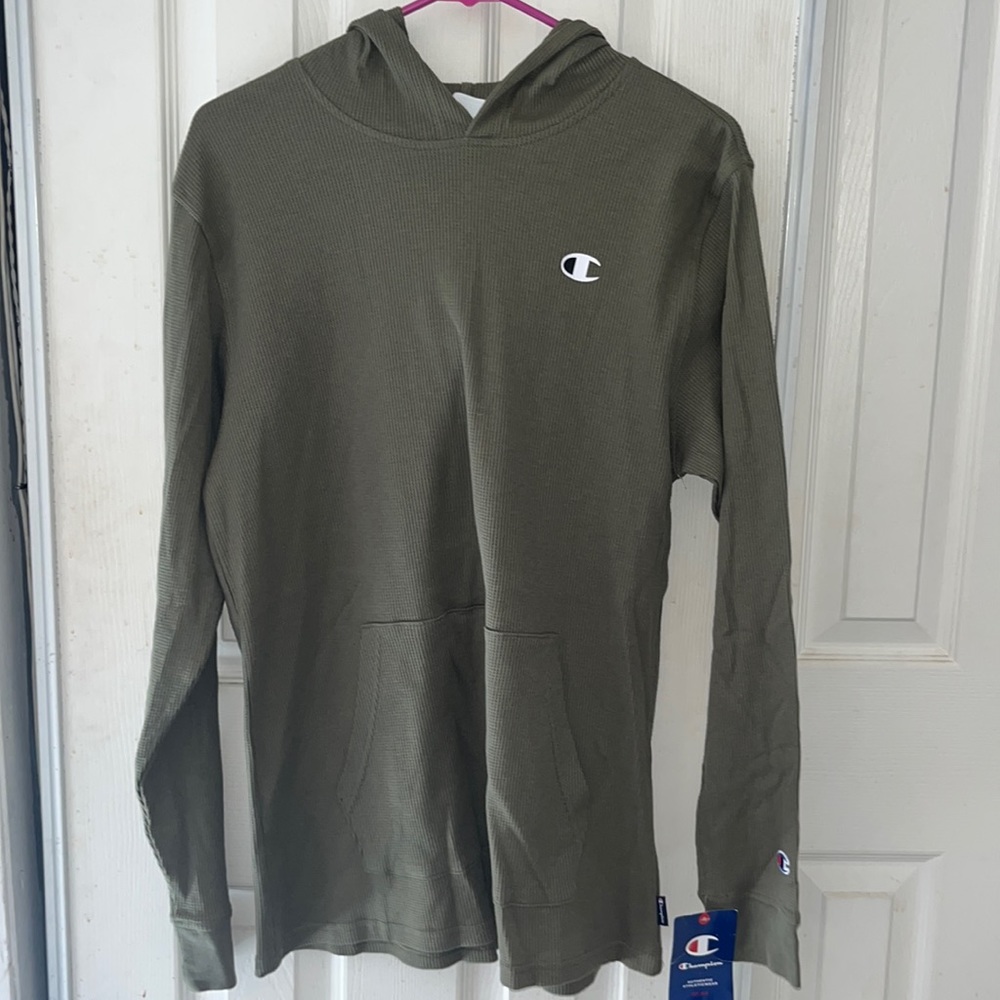 NWT Men’s Lightweight Hoodie Sweatshirt in Green